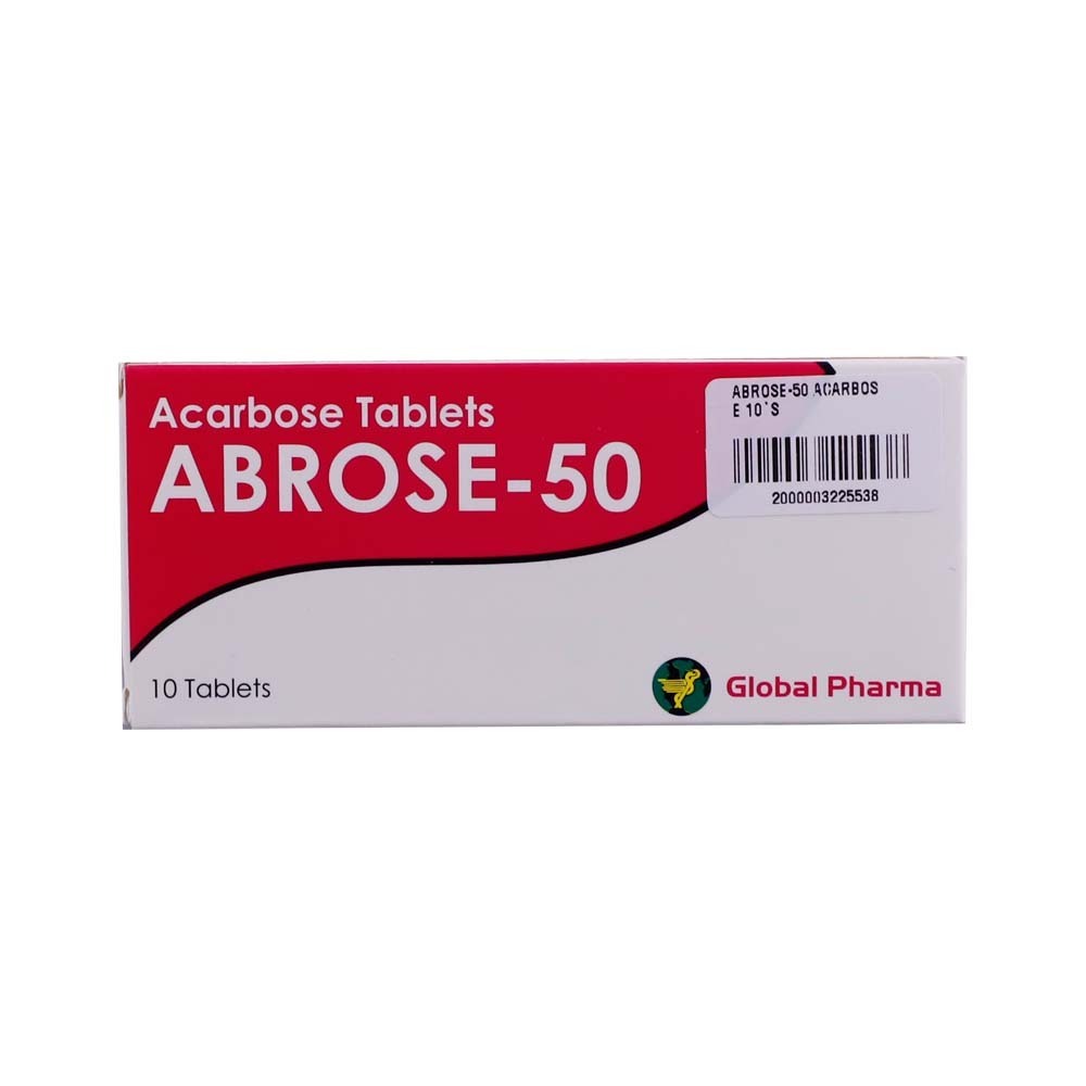Abrose-50 Acarbose 10PCS