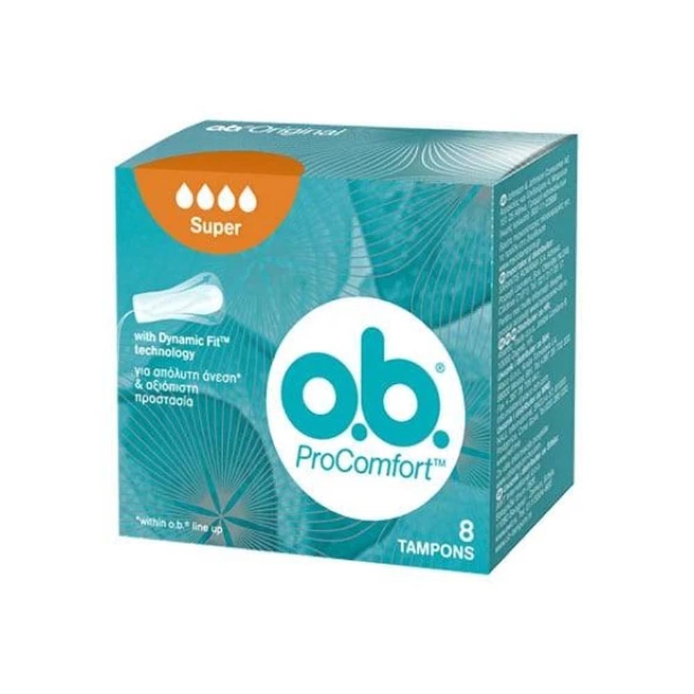 O.B. ProComfort Super Tampons 8PCS