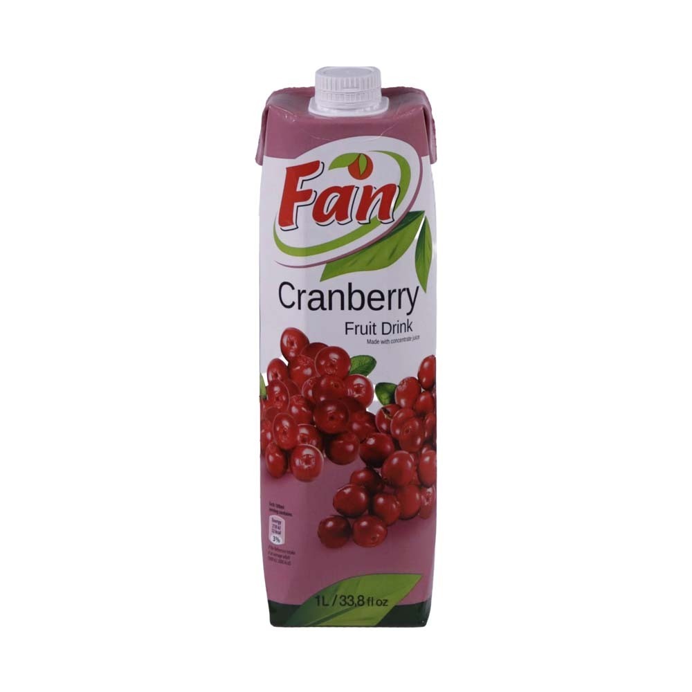 Fan Fruit Juice Cranberry 1L