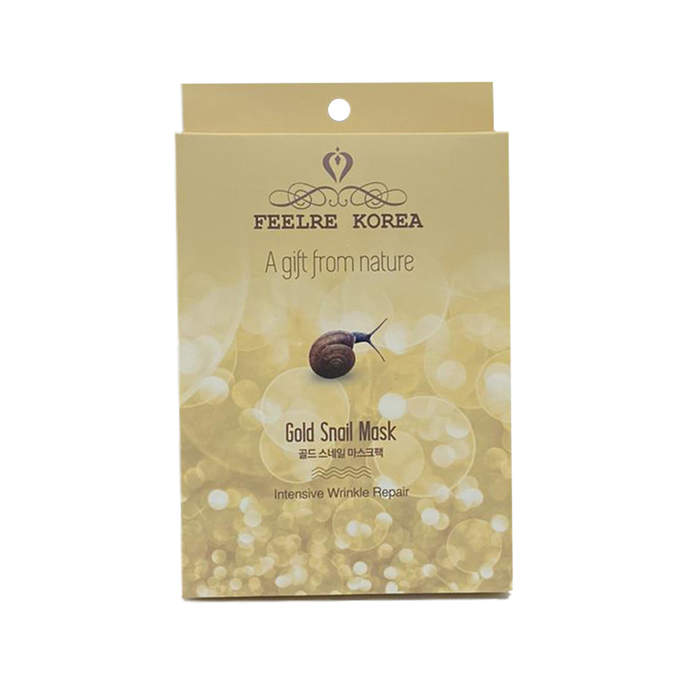 Feelre Korea Gold Snail Mask Pack 5PCS 1 Box