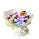 Floral District Mix Artificial Flower & Graduate Bear Bouquet