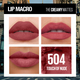 Maybelline Color Sensational Creamy Matte Lipstick 3.9G (504 Touch Of Nude)