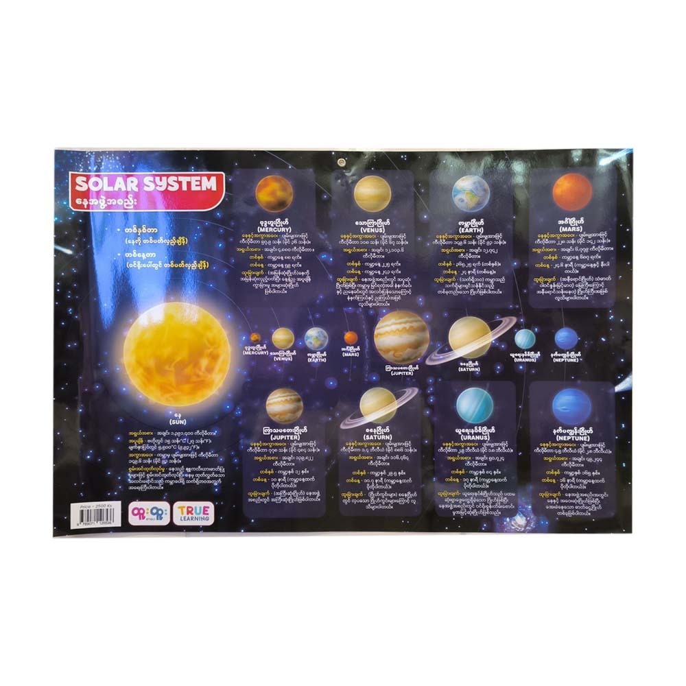 Solar System Poster (True Learning)