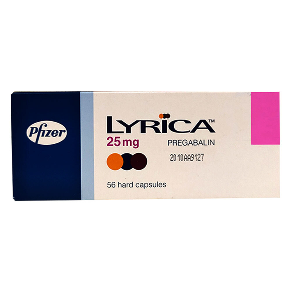 Lyrica Pregabalin 25MG 14Capsules 1X4