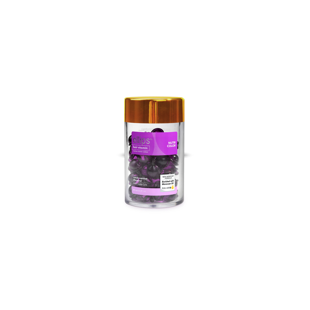 Ellips Nutri Color (Nourish Colored Hair With Triple Care Formulation) 50 Capsules Jar