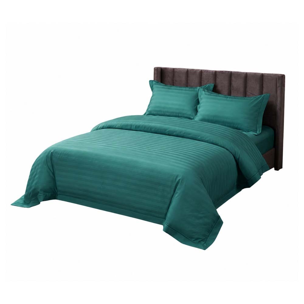Harmony Homes Top Line Double Bedsheet Green