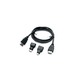 3 in 1 HDMI to HDMI/Mini/Micro HDMI Adaptor Cable Kit COM0000810