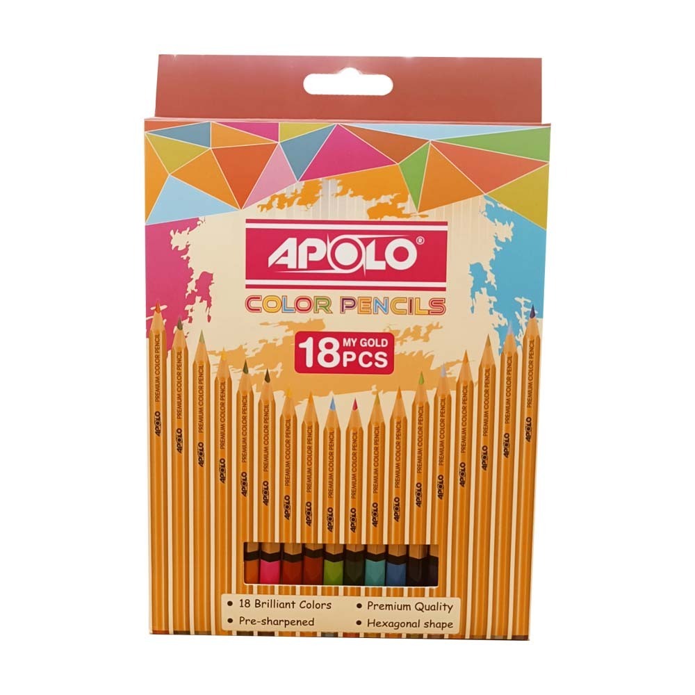 Apolo Color Pencils 18PCS A-184B (Pro)