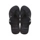 Rider Feel Urban Thong Ad Flip (No-7) Black, Dark Grey & White 212318AU45807