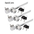 Jaramy Sliding Glass Door Lock  3 Set Pack