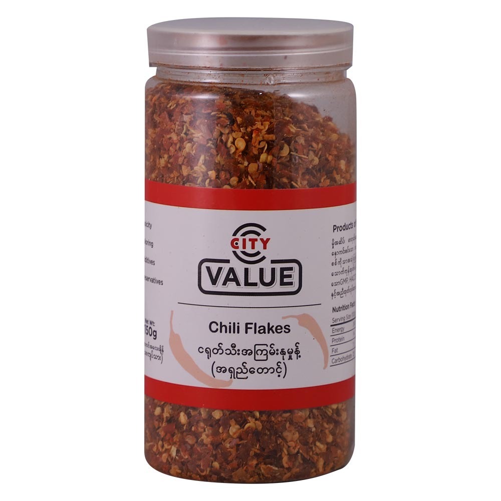 City Value Chili Flakes 150G