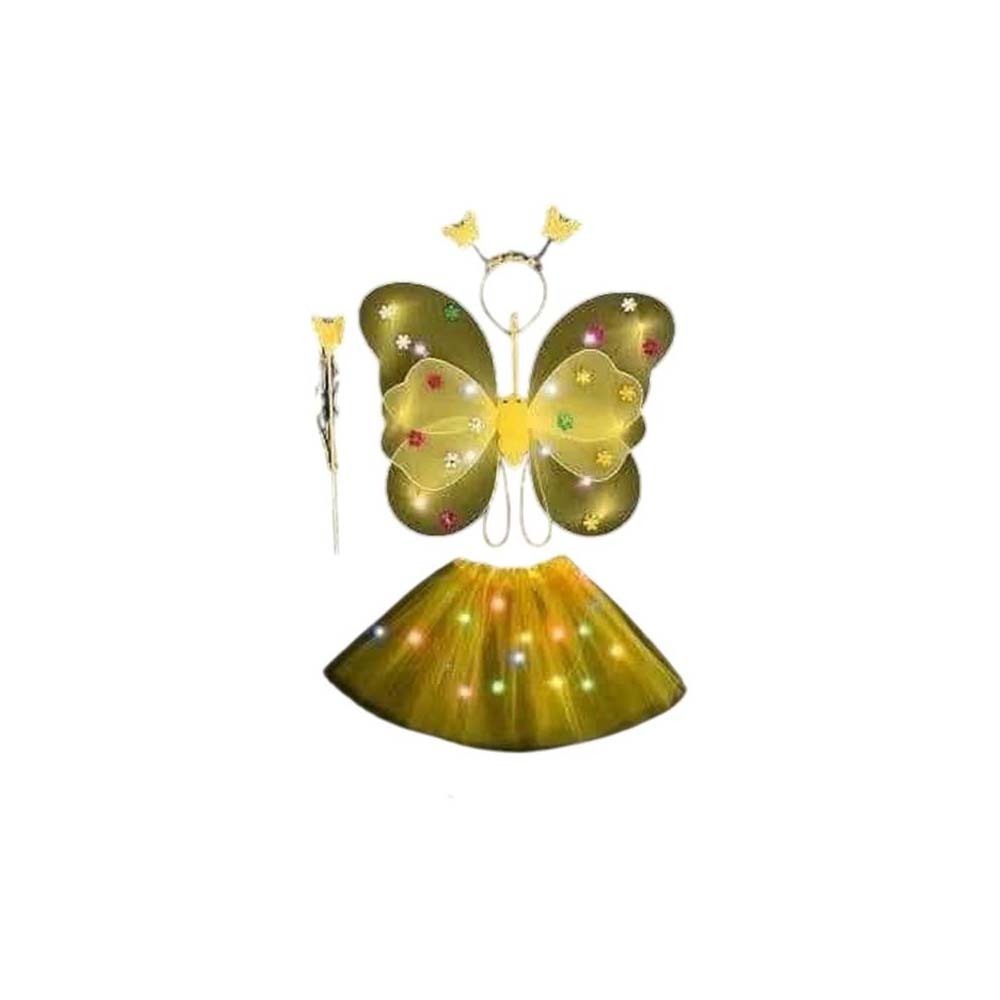 Beauty House LED Butterfly Fairy Costume Set Yellow