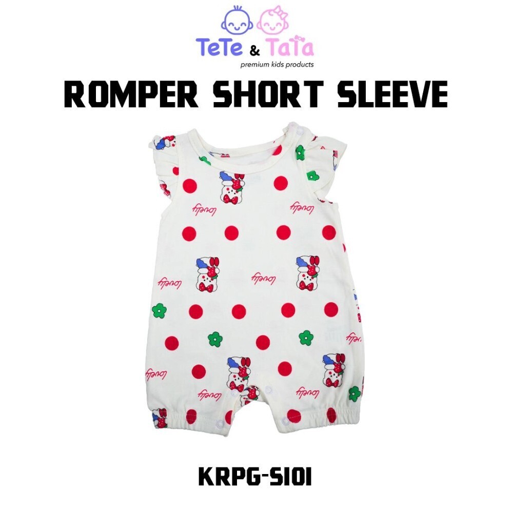 Tee RayKid Romper Short Sleeve KRPG-S101 (9-12Month) White