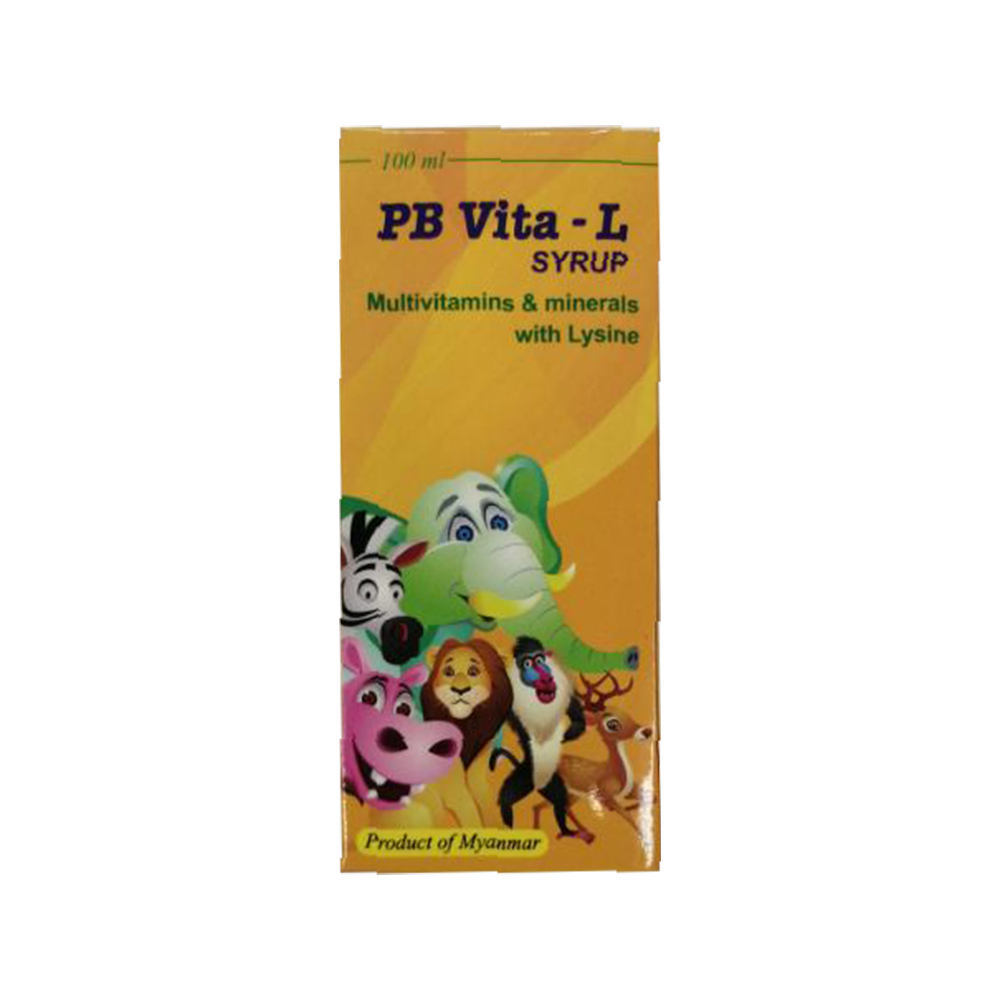 PB Vita-L Multivitamins & Minerals Lysine 100ML