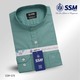 Mandarin Collar Shirt Long Sleeve Large (Emerald Gray) SSM-O-P-S-074