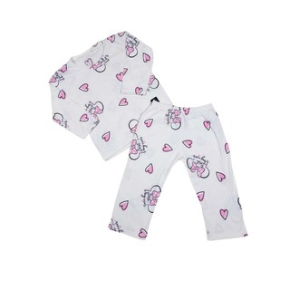 Khay May Cozy Baby Set (Long) White Medium
