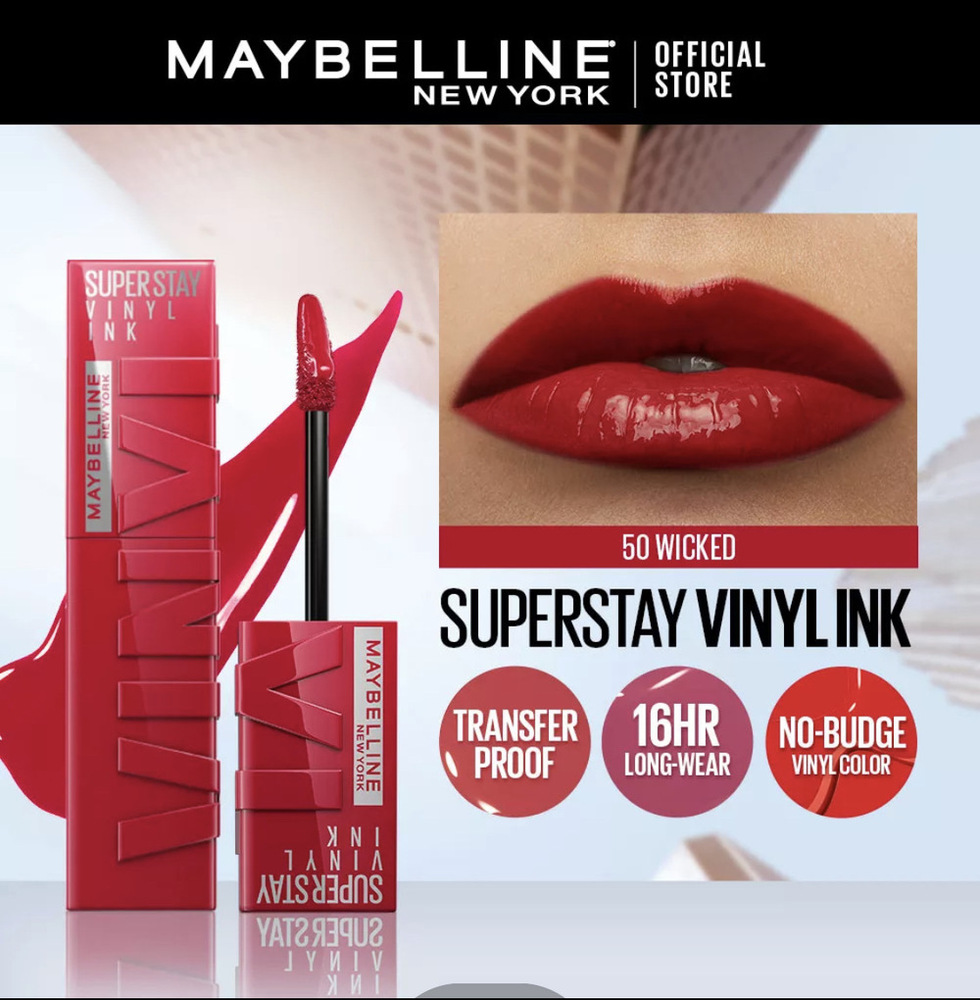 Maybelline Superstay Vinyl Ink Lip Stick 4.2Ml 50