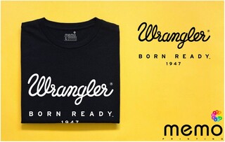 memo ygn Wranglers 01 unisex Printing T-shirt DTF Quality sticker Printing-White (Large)