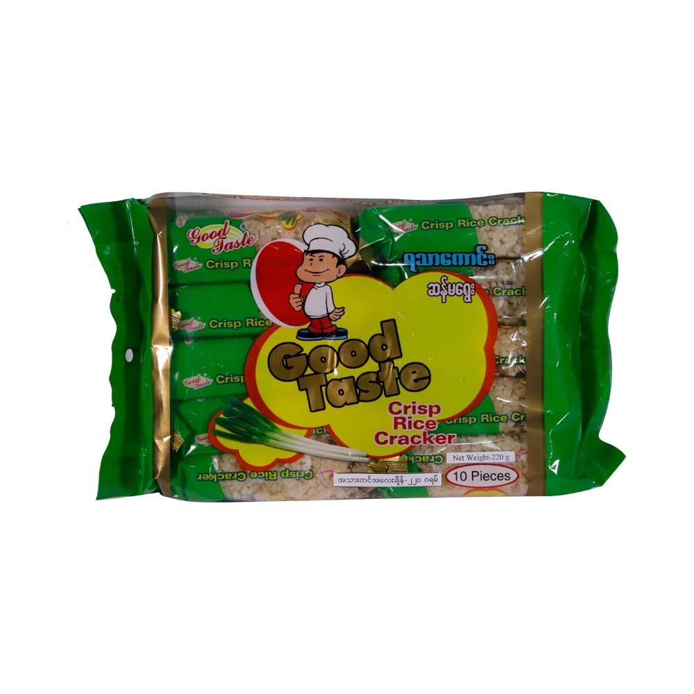 Good Taste Crisp Rice Cracker Leeks 220G
